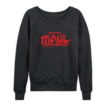 Women's Star Wars: Maul – Shadow Lord Logo French Terry Long Sleeve Tee