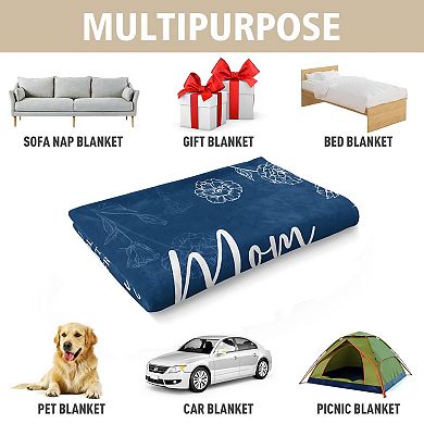 60" x 50"Blanket Gift Moms Gift from Daughter Son