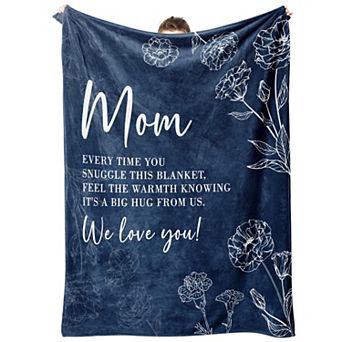 60" x 50"Blanket Gift Moms Gift from Daughter Son