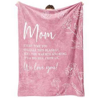 60" x 50"Blanket Gift Moms Gift from Daughter Son