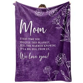 60" x 50"Blanket Gift Moms Gift from Daughter Son