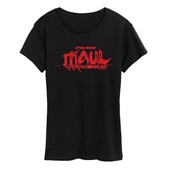 Women's Star Wars: Maul – Shadow Lord Logo Graphic Tee