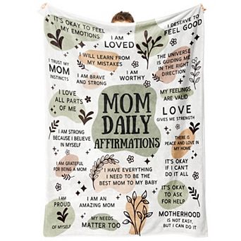 60”×50” New Mom Essentials Blanket First Mother's Day Gifts