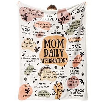 60”×50” New Mom Essentials Blanket First Mother's Day Gifts