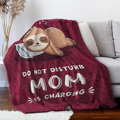60" x 50" Funny Sloth Blanket Mother's Day Gifts for Mom