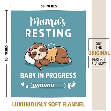 60'' X 50'' Funny Blanket New Mom Gifts for her