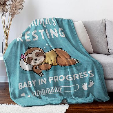 60'' X 50'' Funny Blanket New Mom Gifts for her