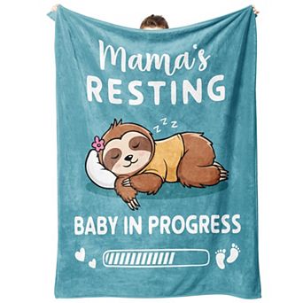 60'' X 50'' Funny Blanket New Mom Gifts for her