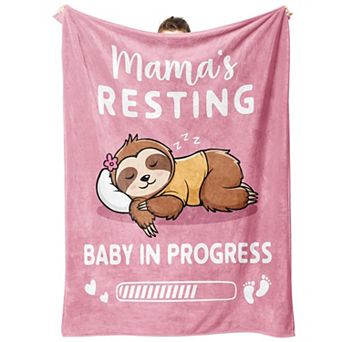 60'' X 50'' Funny Blanket New Mom Gifts for her