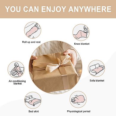 60" x 50" Throw Blanket Mother's Day Anniversary Gifts for Mom