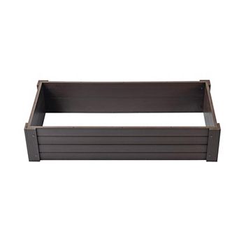 New Age Garden® 2x4 ECOFLEX Garden Bed, Walnut