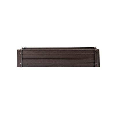 New Age Garden® 2x4 ECOFLEX Garden Bed, Walnut
