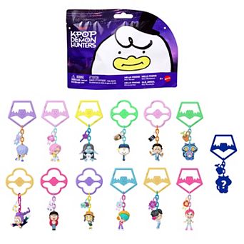 Mattel K-Pop Demon Hunters Mini Collectible Keychain Figures & Accessories - Styles May Vary