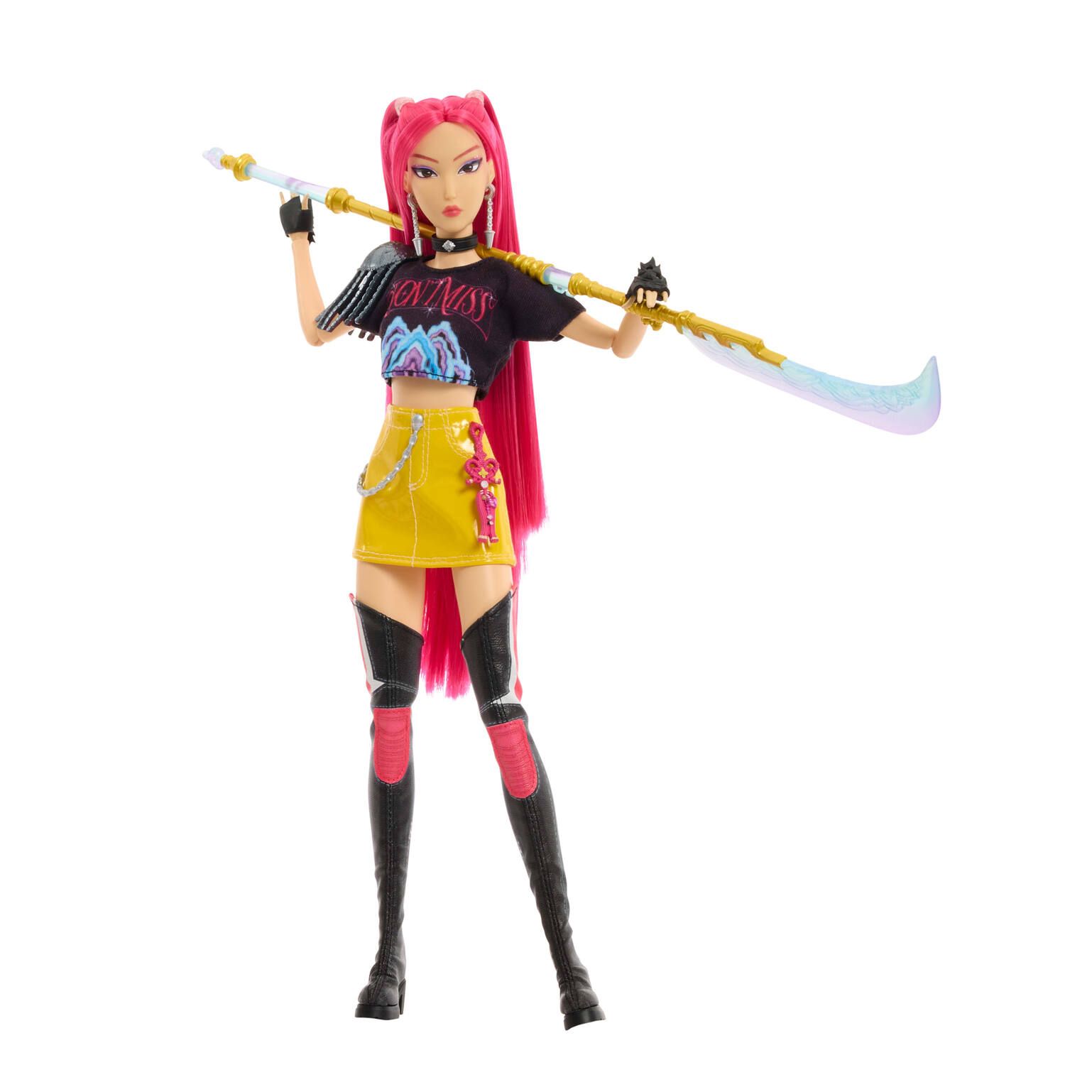 Детская кукла Mattel K-Pop Demon Hunters HUNTR/X Mira Fashion Doll with Themed Movie Accessories — фото 1