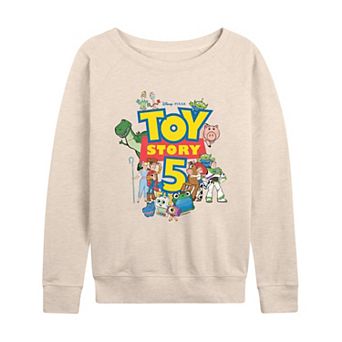 Women's Disney / Pixar's Toy Story 5 Logo & Characters French Terry Long Sleeve Tee