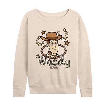 Women's Disney / Pixar's Toy Story 5 Woody Cowboy French Terry Long Sleeve Tee