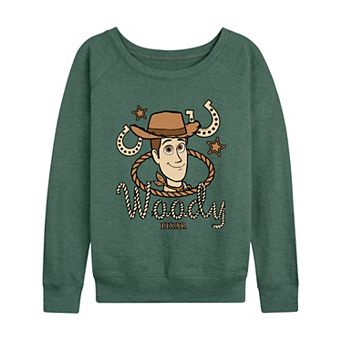 Women's Disney / Pixar's Toy Story 5 Woody Cowboy French Terry Long Sleeve Tee