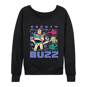 Women's Disney / Pixar's Toy Story 5 Deputy Buzz French Terry Long Sleeve Tee