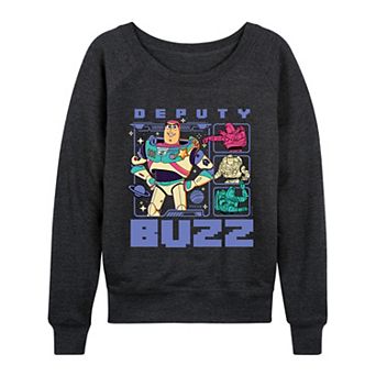 Women's Disney / Pixar's Toy Story 5 Deputy Buzz French Terry Long Sleeve Tee