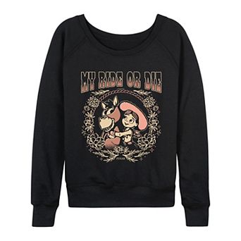 Women's Disney / Pixar's Toy Story 5 Jessie & Bullseye French Terry Long Sleeve Tee