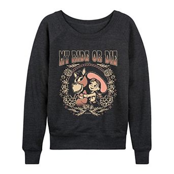 Women's Disney / Pixar's Toy Story 5 Jessie & Bullseye French Terry Long Sleeve Tee