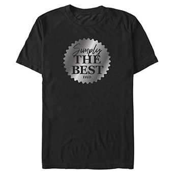 Big & Tall Simply The Best Dad Graphic Tee