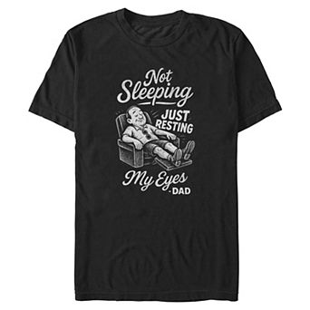 Big & Tall Just Resting My Eyes Graphic Tee