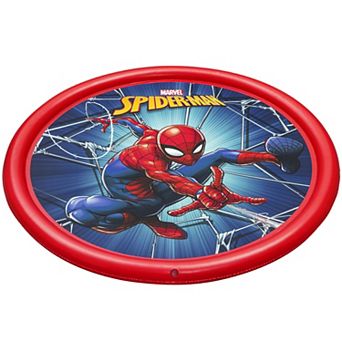 Bestway Marvel Spider-Man 65-Inch Inflatable Sprinkler & Water Play Zone