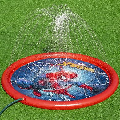 Bestway Marvel Spider-Man 65-Inch Inflatable Sprinkler & Water Play Zone