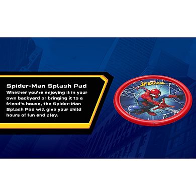 Bestway Marvel Spider-Man 65-Inch Inflatable Sprinkler & Water Play Zone