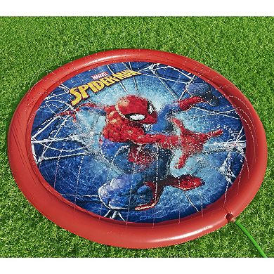 Bestway Marvel Spider-Man 65-Inch Inflatable Sprinkler & Water Play Zone
