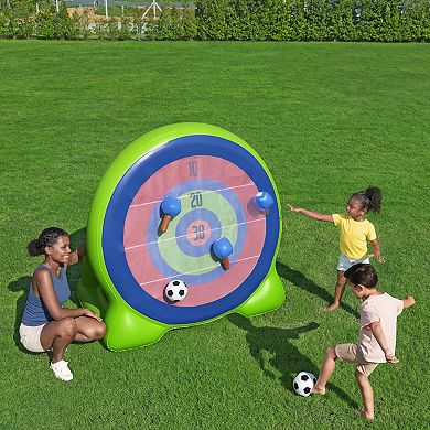 Bestway Inflatable Yard Game 2-In-1 Giant Ax Throwing Dart Board & Soccer Target