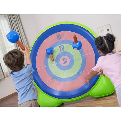 Bestway Inflatable Yard Game 2-In-1 Giant Ax Throwing Dart Board & Soccer Target