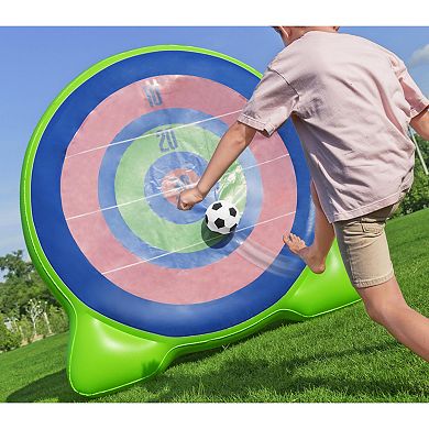 Bestway Inflatable Yard Game 2-In-1 Giant Ax Throwing Dart Board & Soccer Target