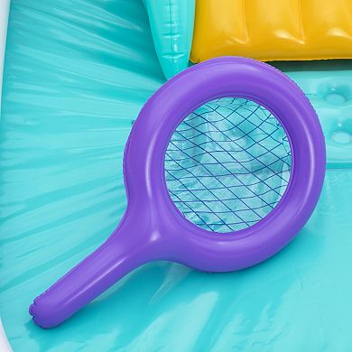 Bestway H2OGO! Inflatable Water Play Center & Pool 71x71x46” Slide & Sprinkler Arch