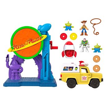 IMAGINEXT Toy Story Pizza Planet Adventure Pack with Vehicle & Action Figures