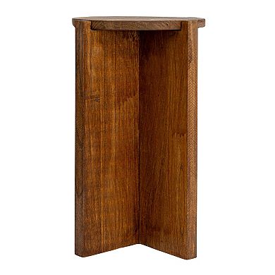 Hello Honey Paulownia Wood Round Accent Table