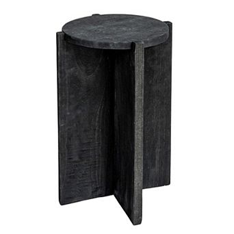 Hello Honey Paulownia Wood Round Accent Table