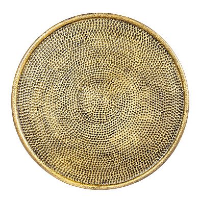 Hello Honey Hammered Metal Table