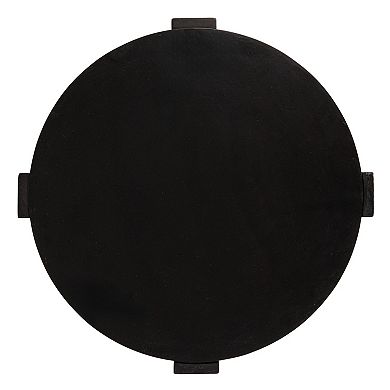 Hello Honey Acacia Wood Side Table with Metal Top