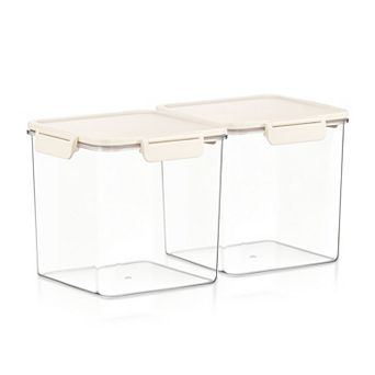 Sorbus 2 Pack Airtight Food Storage Containers for Pantry, Rice, Pasta, Cereal and Snacks