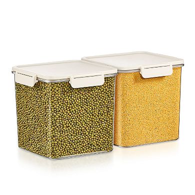 Sorbus 2 Pack Airtight Food Storage Containers for Pantry, Rice, Pasta, Cereal and Snacks