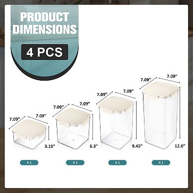 Sorbus Airtight Food Storage Container for Pantry, Rice, Pasta, Cereal and Snacks