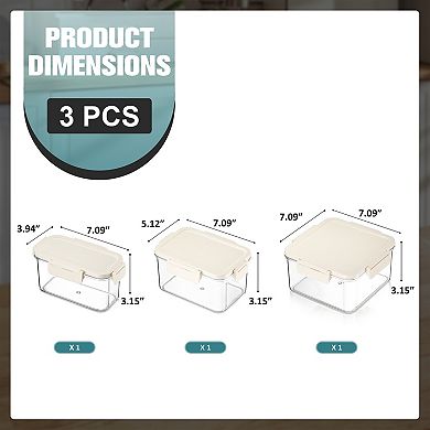 Sorbus Airtight Food Storage Container for Pantry, Rice, Pasta, Cereal and Snacks