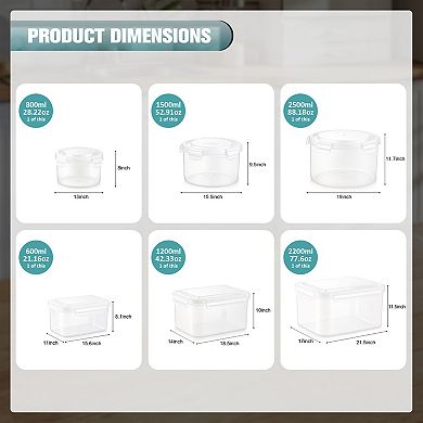 Sorbus Airtight Food Storage Container for Pantry, Rice, Pasta, Cereal and Snacks