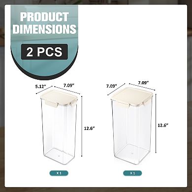 Sorbus Airtight Food Storage Container for Pantry, Rice, Pasta, Cereal and Snacks