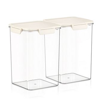 Sorbus 2 Pack Airtight Food Storage Containers for Pantry, Rice, Pasta, Cereal and Snacks