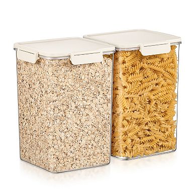 Sorbus 2 Pack Airtight Food Storage Containers for Pantry, Rice, Pasta, Cereal and Snacks
