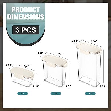 Sorbus Airtight Food Storage Container for Pantry, Rice, Pasta, Cereal and Snacks