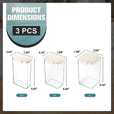 Sorbus Airtight Food Storage Container for Pantry, Rice, Pasta, Cereal and Snacks